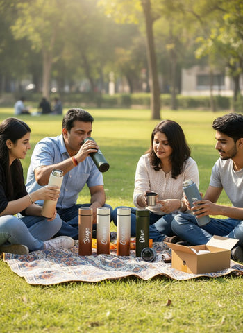 Personalized LED Hot & Cold Flask | Custom Name Temperature Bottle