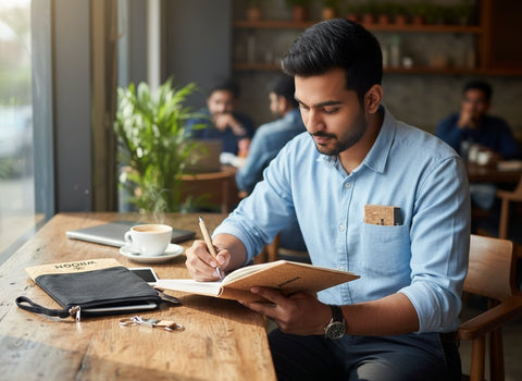 Personalized Cork 5-in-1 Set | Custom Eco-Friendly Stationery Gift