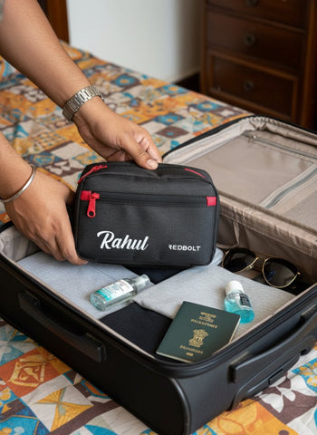 Personalized Jones Travel Pouch | Waterproof Organizer Bag