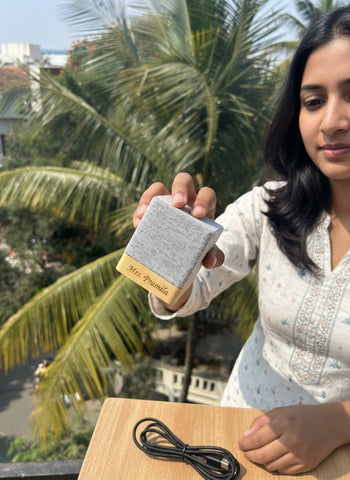 Custom Engraved Bamboo Bluetooth Speaker - Electrica