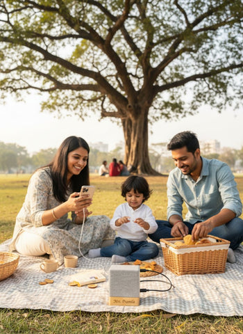 Custom Engraved Bamboo Bluetooth Speaker - Electrica