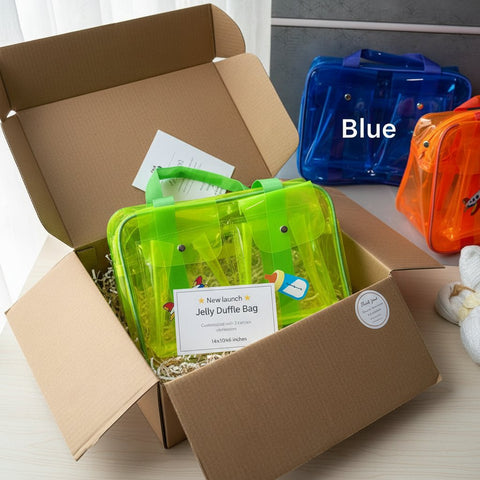 Personalized Jelly Duffle Bag | Custom Name & Characters for Kids