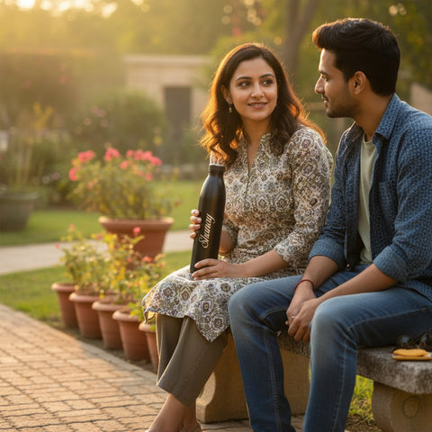 Customized Hot & Cold Steel Flask - Personalized 800ml Bottle