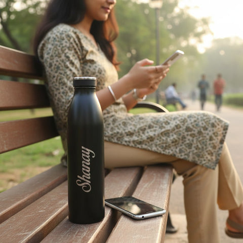 Customized Hot & Cold Steel Flask - Personalized 800ml Bottle