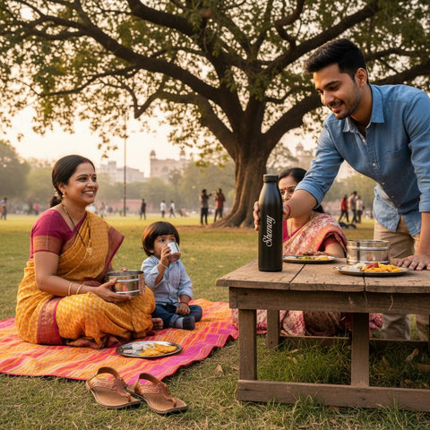 Customized Hot & Cold Steel Flask - Personalized 800ml Bottle