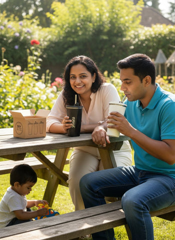 Personalized Umbrella Tumbler | Custom Stainless Steel 450ML