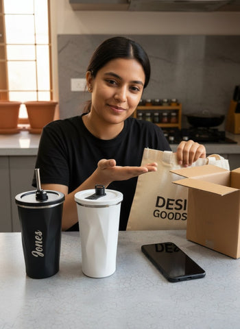 Personalized Umbrella Tumbler | Custom Stainless Steel 450ML