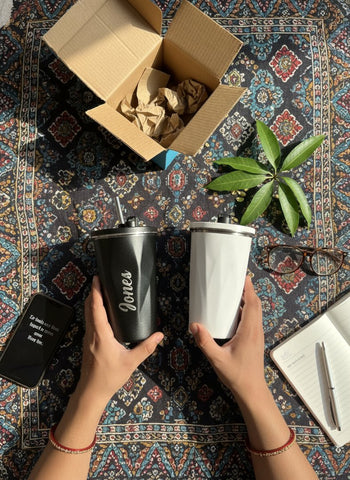 Personalized Umbrella Tumbler | Custom Stainless Steel 450ML