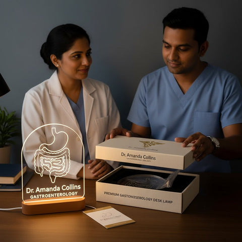 Personalized Gastroenterology LED Lamp | Custom Doctor Gift