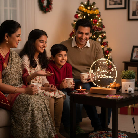 Merry Christmas LED Sign | Warm White Holiday Light Decor