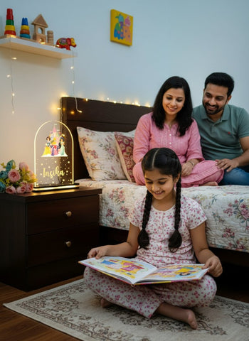 Personalized LED Princess Lamp | Custom Kids Night Light Gift