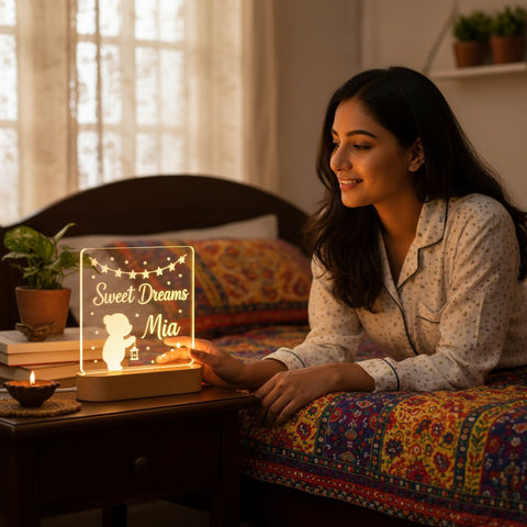 Personalized LED Acrylic Night Light | Custom Name