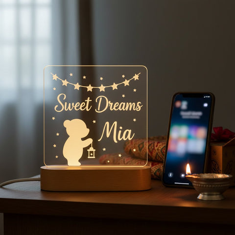 Personalized LED Acrylic Night Light | Custom Name