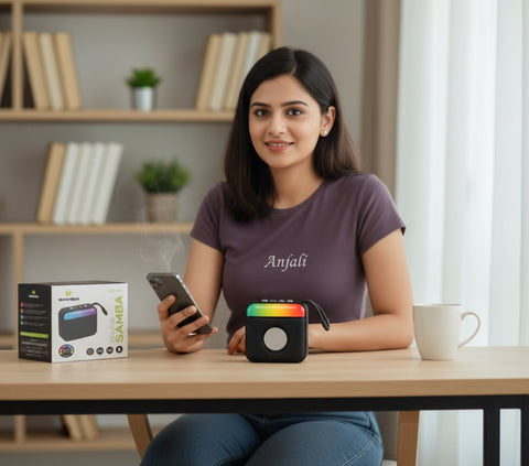 Customized Samba RGB Bluetooth Speaker - Personalized Audio Gift
