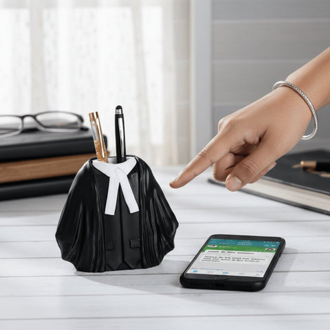 Personalized Advocate Pen Stand - Eco-Friendly Desk Decor