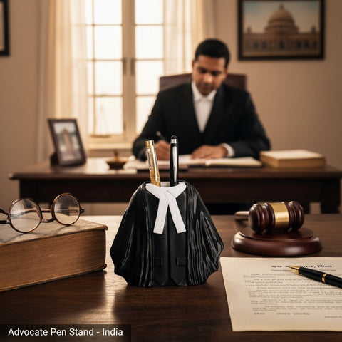Personalized Advocate Pen Stand - Eco-Friendly Desk Decor