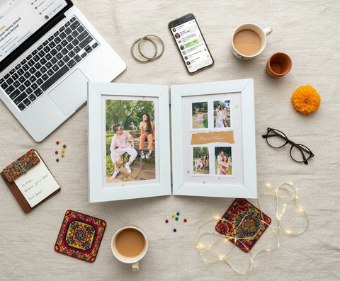 Custom Folding Photo Frame | Personalized Memory Gift