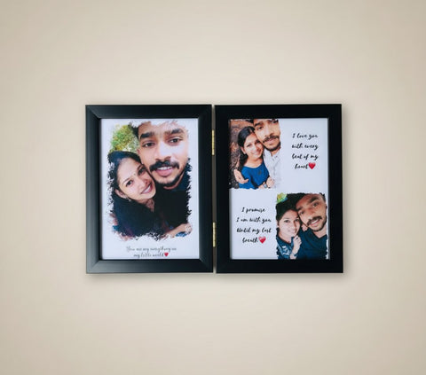 Personalized Folding Photo Frame - Custom Photos & Messages