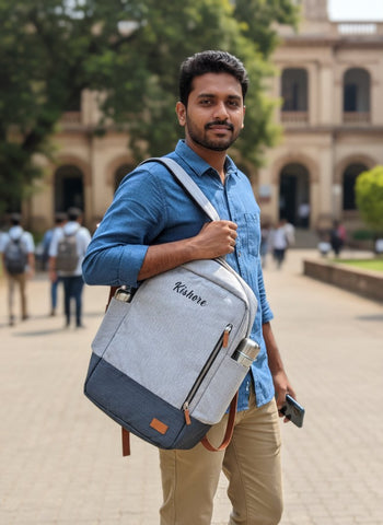 Deux Classic Laptop Backpack | Personalized Name/Logo & Free Shipping