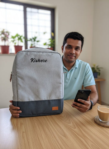 Deux Classic Laptop Backpack | Personalized Name/Logo & Free Shipping