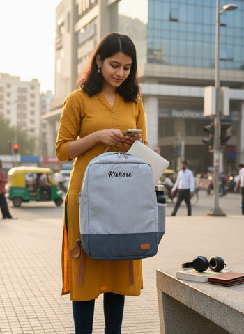 Deux Classic Laptop Backpack | Personalized Name/Logo & Free Shipping