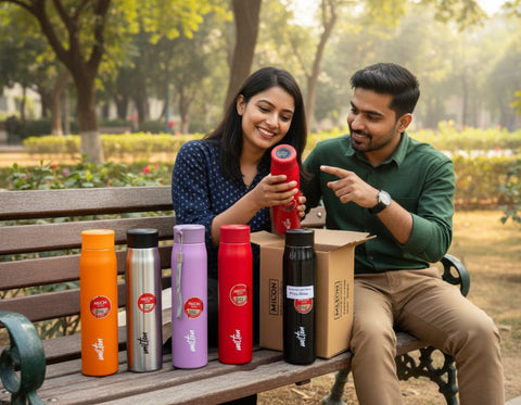 Custom Milton Steel Water Bottle - Personalized 950ml Flask