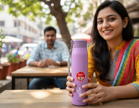 Custom Milton Steel Water Bottle - Personalized 950ml Flask