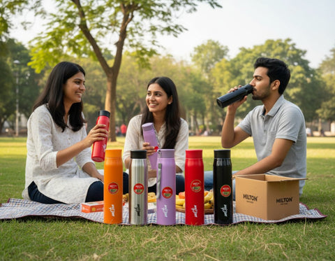 Custom Milton Steel Water Bottle - Personalized 950ml Flask