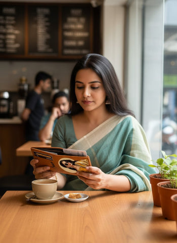 Personalized Astral Long Card Holder Wallet - Custom Name & Design