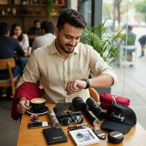 Custom Men's 16-in-1 Essentials Gift Box - Personalized & Stylish
