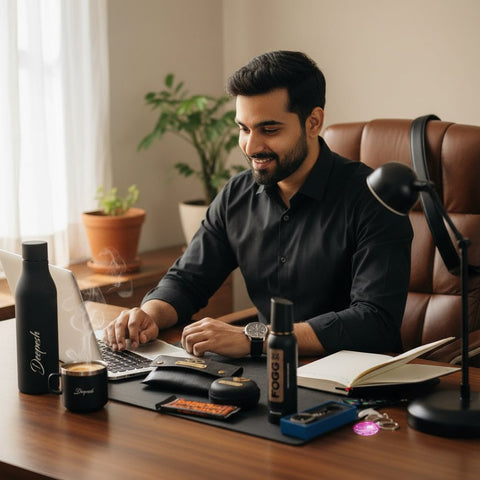 All Black Combo 5.0: Personalized 13-in-1 Luxury Gift Hamper