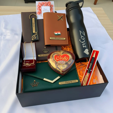 Personalized Gift Hamper for Her | Custom Name Gifts & Accessories