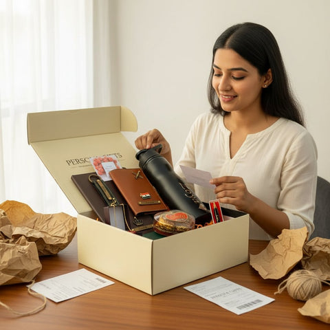 Personalized Gift Hamper for Her | Custom Name Gifts & Accessories