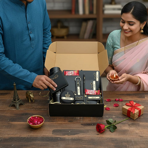 Personalized 9-in-1 Men's Wallet Hamper | Ultimate Gift for Him