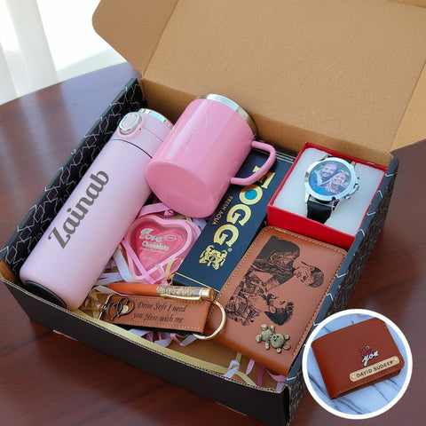 Custom Sketch Wallet Hamper 1.0 - Personalized Gift Box Set