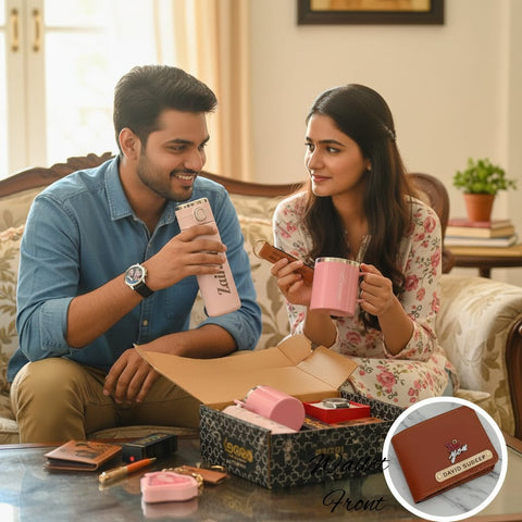 Custom Sketch Wallet Hamper 1.0 - Personalized Gift Box Set