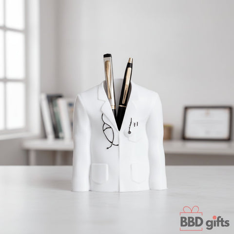Personalized Doctor Pen Stand | Custom Engraved Pen Holder for Medical Professionals