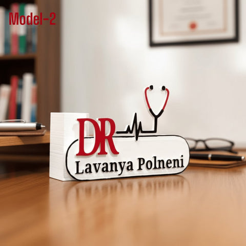 Personalized Doctor Pen Stand | Custom Name Desk Organizer Gift