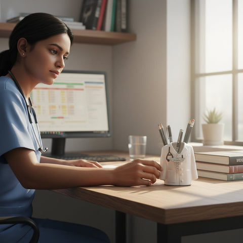 Personalized Doctor's Gift Hamper | Engraved Pen, Keychain & Holder