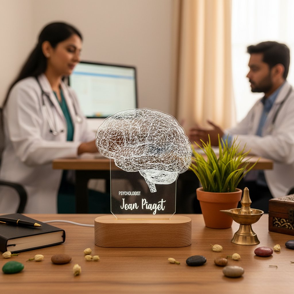 Personalized Brain LED Desk Lamp | Neurologist & Psychologist Gift