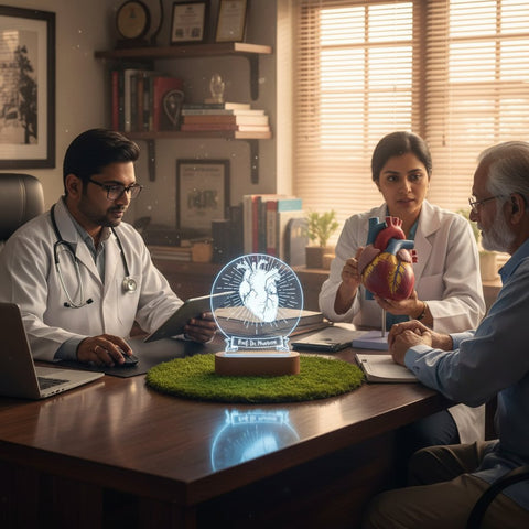 Personalized Cardiologist LED Lamp | Custom Heart Doctor Gift