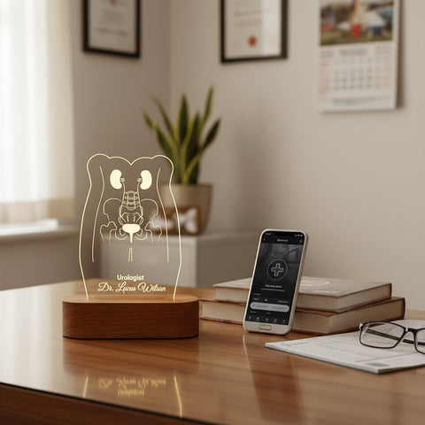 Personalized Urologist LED Lamp | Custom Doctor Name Night Light