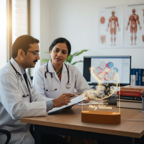 Personalized Gastroenterologist Illusion Lamp | Unique Medical Gift
