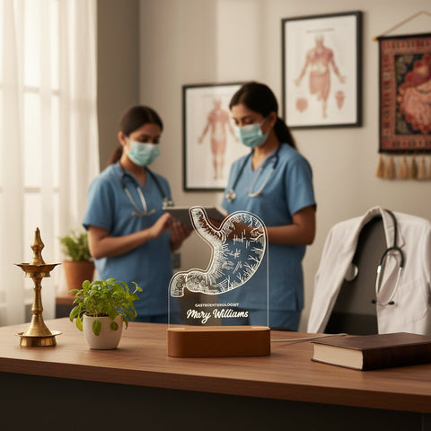 Personalized Gastroenterologist Illusion Lamp | Unique Medical Gift
