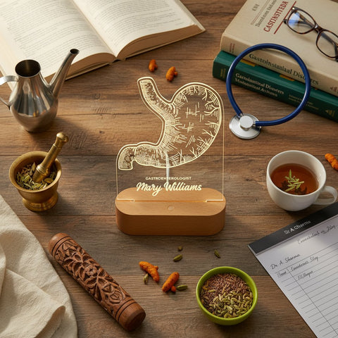 Personalized Gastroenterologist Illusion Lamp | Unique Medical Gift