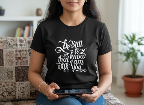 Custom Premium Cotton T-Shirt | Personalized Photo & Text Tee
