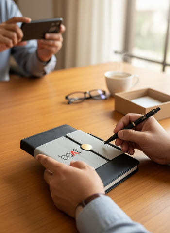 Custom Fusion Diary & Jupiter Pen Set | Personalized Gift