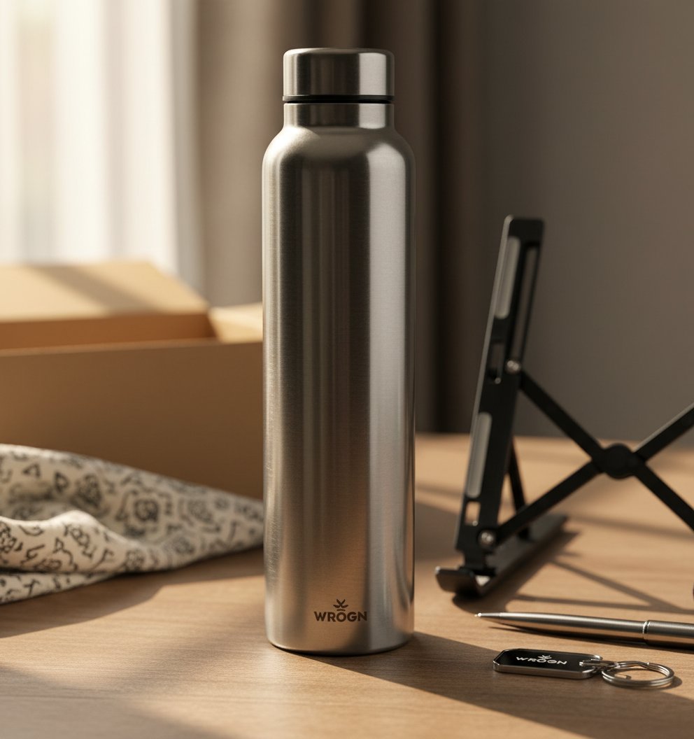 Personalized David Gift Set: Bottle, Pen, Keychain & Laptop Stand