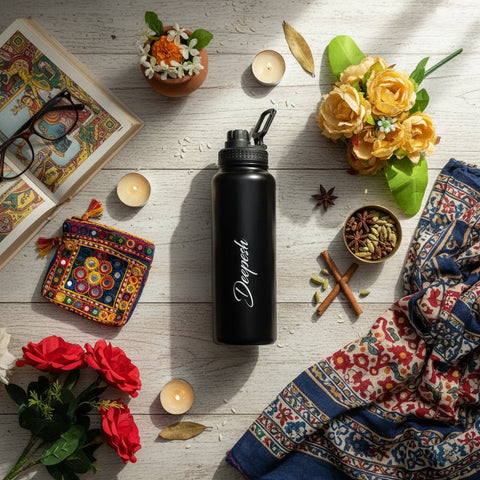 Personalized 1000ml Hot & Cold Vacuum Bottle - Custom Name Flask