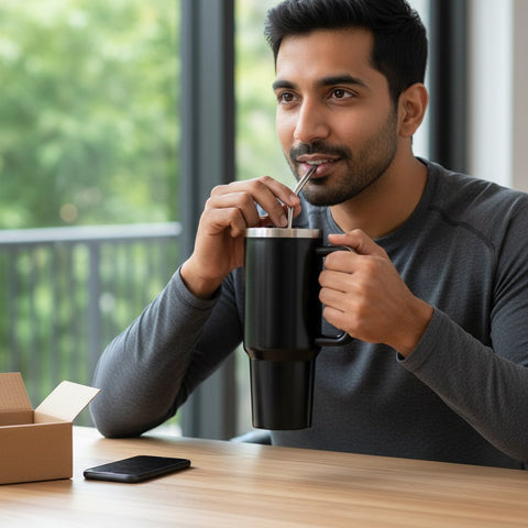 Personalized LED Temp Stanley Mug - 1200ML Insulated Tumbler